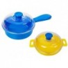 Set of Plastic Dishes for Little Chef