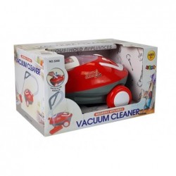 Large Battery Operated Vacuum Cleaner with Sound Red and White 