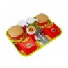 Set of Hamburger Fries with Tray