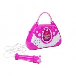  Portable Karaoke Player in a Purse Pink USB Microphone