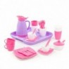 "Alisa" Cookware Set Tray 4 People Polesie Purple Pink 40657