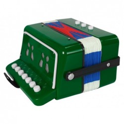 Accordion Instrument for a Young Musician Green