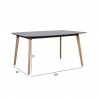 Table HENRY 160x90xH73cm