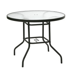 Table DUBLIN D90xH71cm, dark brown