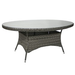 Table GENEVA 180x120xH77cm, grey