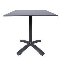 Table BEIDA 70x70xH72cm, brown