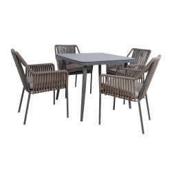 Garden furniture set ANDROS table and 4 chairs