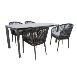 Garden furniture set ECCO table and 4 chairs