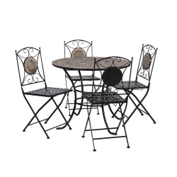 Garden furniture set MOSAIC table and 4 chairs