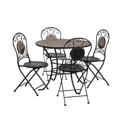 Garden furniture set MOSAIC table and 4 chairs