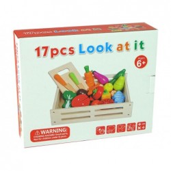 Wooden Fruit and Vegetable Chopping Set