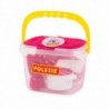 Bakeware Set 4 People Polesie Pink White 29 Pieces 56573