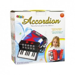 Accordion Musical Instrument for Kids Music Red