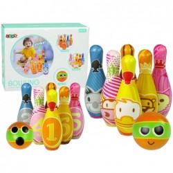 Soft Bowling Set 6 Pieces Coloured Numbers Ball