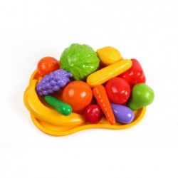 Set of fruits and vegetables on a tray 5347