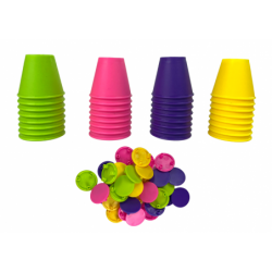 Arrange Colourful Cups Arcade Game
