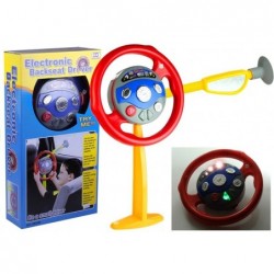 Electronic Backseat Driver Childrens Kids Realistic Steering Wheel