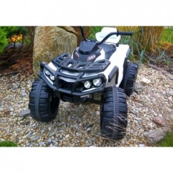 Quad BMD0906 White - Electric Ride On Vehicle 2,4G