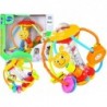  Colourful Ball Rattle Slide Beads Spiral