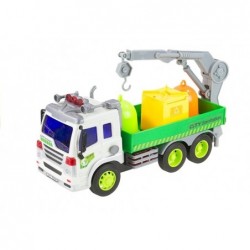 City Cleaner Truck Refuse Lorry Trash Bin Vehicle Lights Sounds
