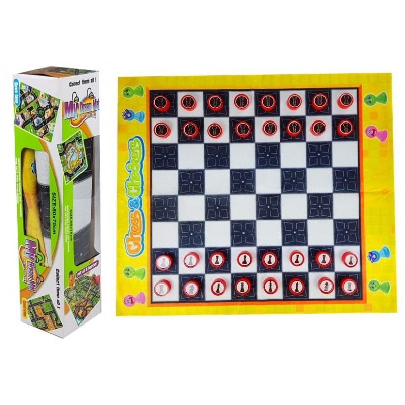 Kids Playmat 70cm x 80cm  Game Pattern 2 Types To Choose From Pawns Included