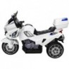 CH815 White - Electric Ride On Police Motorcycle