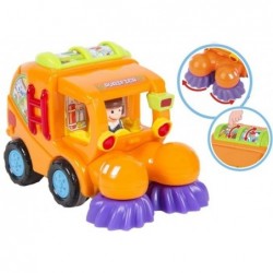 Cartoon Cars - Combine-Harvester, Trash Truck, Mixer Truck