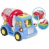 Cartoon Cars - Combine-Harvester, Trash Truck, Mixer Truck