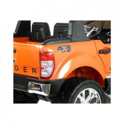 New Ford Ranger Orange Painting - 4x4 Electric Ride On Car