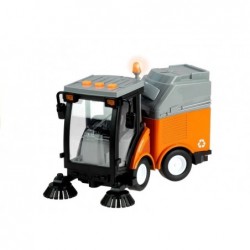 Garbage Truck Sweeper With Moving Elements