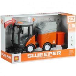 Garbage Truck Sweeper With Moving Elements