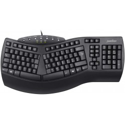 Ergonomic Wired Keyboard + Numeric keyboard ENG