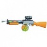 Machine Gun Weapon AK 868-1 Shines & Plays 60 cm 