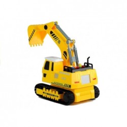 Crawler Excavator Digger Friction Drive Playing Lighting Mobile Spoon