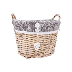 Basket WILLI GREY S 29x20xH22cm