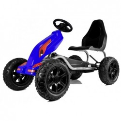 Pedal Gokart B012 Inflatable Wheels Blue