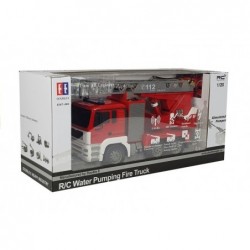 Remote-controlled fire truck with ladder No.4691