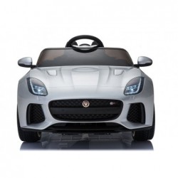 Jaguar F-Type Silver Painting - Electric Ride On Car