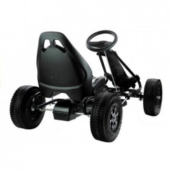 Go-Cart Monster Black - Pumped Wheels With Hand Break