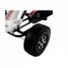 Go-Cart Monster White/Black - Pumped Wheels With Hand Break