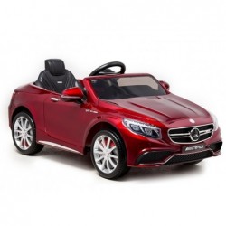 Mercedes S63 Electric Ride On Car - Red Painting