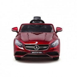 Mercedes S63 Electric Ride On Car - Red Painting