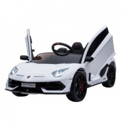 Lamborghini Aventador Electric Ride On Car - White