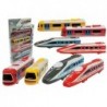 Set of Carriages Pendolino Various kinds of Train