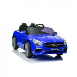 Battery Car Mercedes SL65 S Blue Lacquered LCD