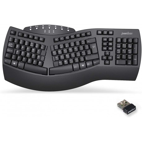 Ergonomic Wireless Keyboard + Numeric keyboard ENG