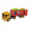 Trailer Truck with Excavator Lights and Sounds