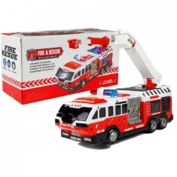 Fire Brigade Car with a Ladder Sounds and Lights