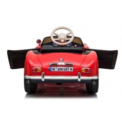 Electric Ride-On Car BMW Retro Red Painted