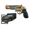 Military Toy Set Soft Bullet Pistols MP5 Revolver